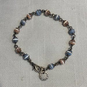 Kenneth Cole Pink and Blue Twisted Bracelet